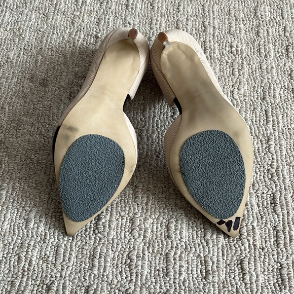 Steve Madden Paigely Nude Cap Toe D’Orsay Pointed Toe Pump size 8 - Picture 10 of 13